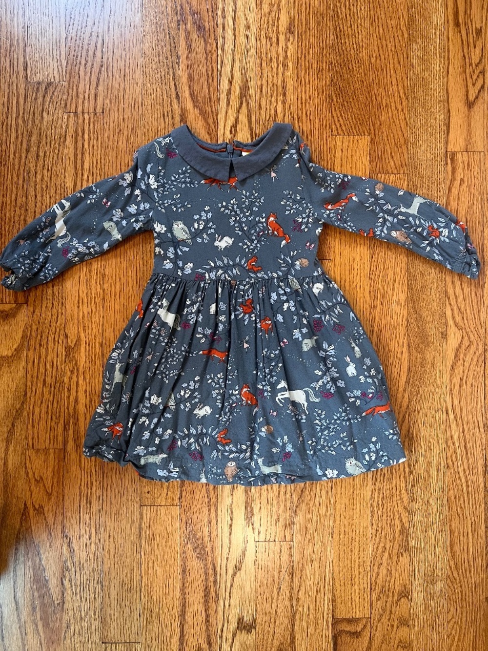 Mini boden winter animal dress